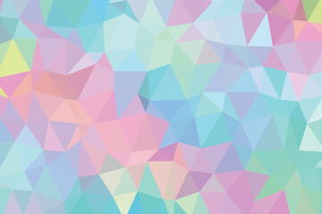 Pastel Geometric Delight A Captivating Mosaic of Soft Hues and Angular Forms Creating a Harmonious Visual Experience