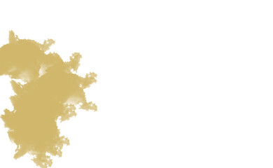 Abstract golden yellow organic shapes cluster with soft texture against dark void atmospheric artistic composition abstract art Cloud, fog, Alfabet