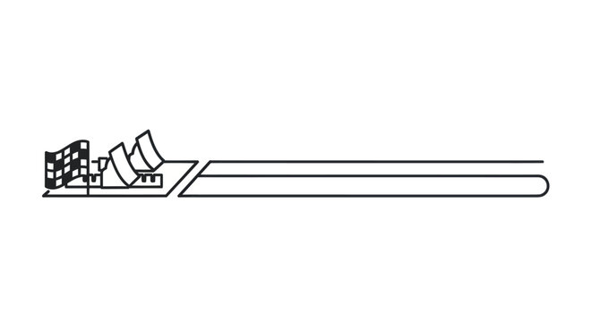 A simple black and white line art illustration of a toothbrush shown in profile view.