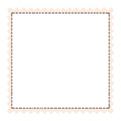 Empty light peach border