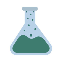 Chemical Test Tube icon for Science Vector Design illustration

