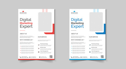 Creative Corporate & Business Flyer Brochure Template Design, abstract business flyer, vector template design. Brochure design, cover, annual report, poster, flyer