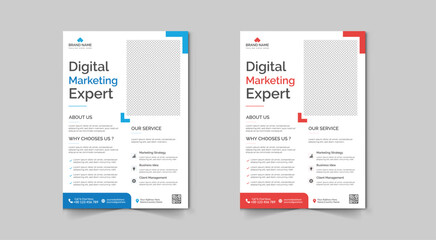 Creative Corporate & Business Flyer Brochure Template Design, abstract business flyer, vector template design. Brochure design, cover, annual report, poster, flyer