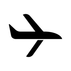  airplane icon, vector illustration, flying