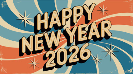 happy new year 2026 typography, happy new year 2026 calligraphy, happy new year 2026 