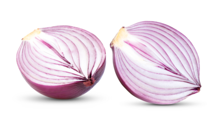 onion isolated on transparent png ( image form camera )