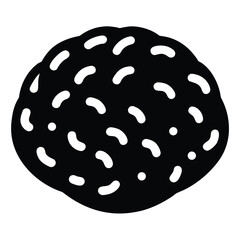 truffle vector line art icon