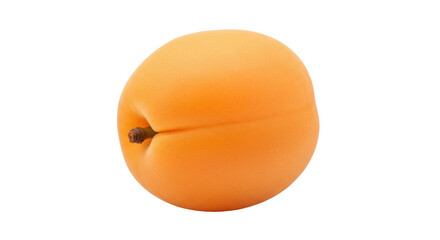 Isolated fresh ripe apricot, ready to eat raw, nutritious fruit for healthy lifestyle