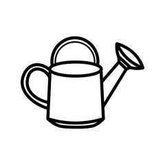 plant watering tool icon vector