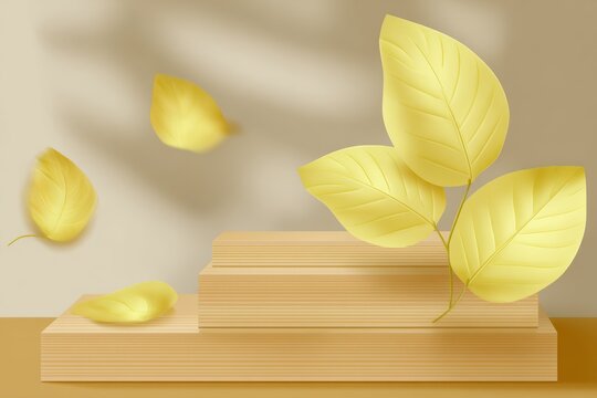Seasonal stage: warmth and balance with autumn inspirations. Breaking news. Vibrant visuals: autumn theme podium enriched with nature&acirc;&euro;&trade;s touch. Everyday life. True vision.