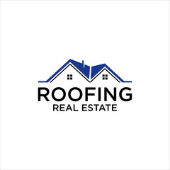 Luxury Home Roof Logo Design for Real Estate and Architecture Business Vector Concept Creative Brand Building Identity Simple Template