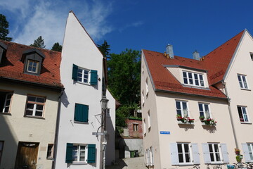 Häuser in der Altstadt von Kaufbeuren