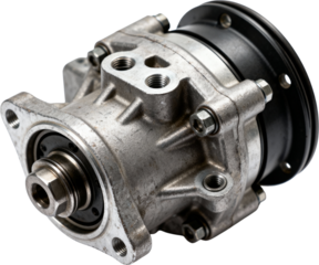 흰색배경의전문촬영자동차엔진부품상세이미지