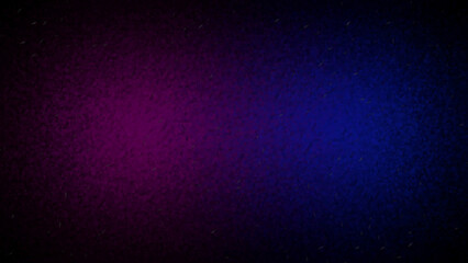 Abstract. Vibrant. Texture. A dark abstract background with a vibrant, grainy texture and a magenta to blue gradient, perfect for a music event poster, a technology presentation