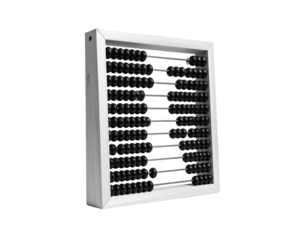 Abstract keyboard design on transparent background for digital composition