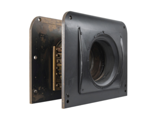 Audio speakers isolated on transparent background