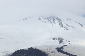 Mount Elbrus The Clouds Summer