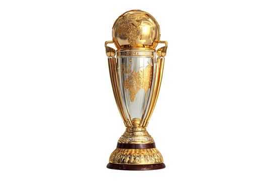 png transparent cricket world cup trophy, white background