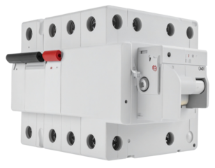 Electrical breaker equipment isolated on transparent background