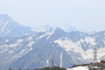 The Caucasus Mountains Near Mount