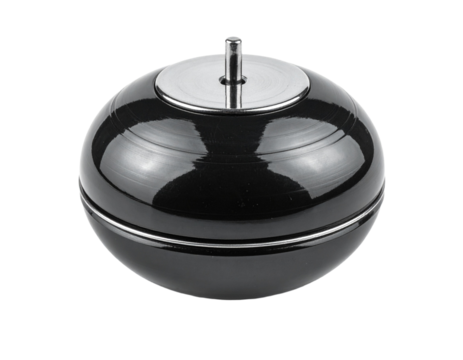 Glossy apple illustration with transparent background