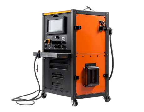 Industrial equipment isolated on transparent background for commercial use - Powered by Adobe