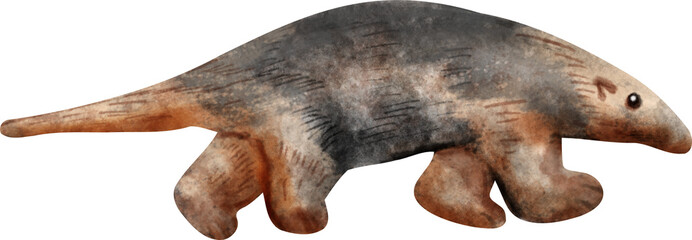 Obraz premium watercolor anteater