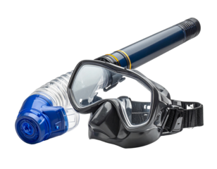 Snorkel gear illustration isolated transparent background