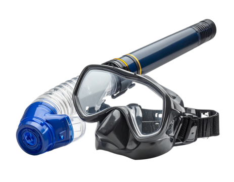 Snorkel gear illustration isolated transparent background