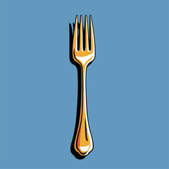 vector fork illustration