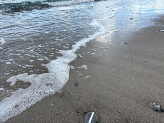 Strand am Meer mit Sand