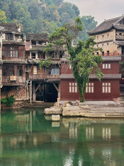 Fenghuang Ancient Town is one of the most important tourist attractions in Hunan, China, which was listed on the UNESCO world heritage list in 2008.
