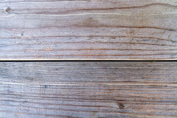 A backdrop of rustic planks with a natural texture and grain pattern. Close-up of horizontal brown planks, perfect for designs, banners, or layouts.