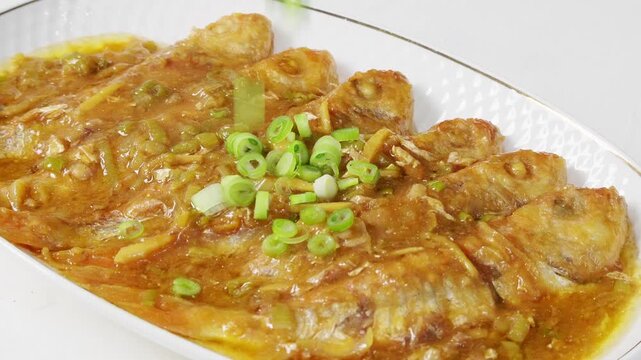 Special Chinese Dish: Braised Golden Threadfin