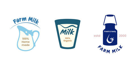 Environmental conservation infographics showcase appealing designs for farm milk brands. The graphics highlight the importance of organic and homemade milk for a sustainable future.
