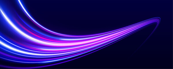 Dynamic glowing swirl of blue energy spins across a transparent background. Futuristic vortex design symbolizes power and digital acceleration. Ideal for tech or sci-fi themes.