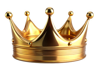A regal and ornate golden crown sits majestically against a stark black background symbolizing power and royalty