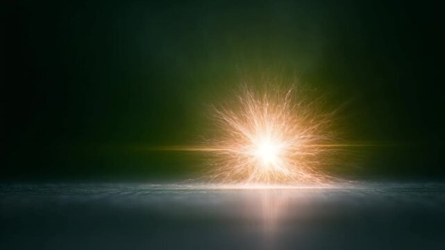 Celestial Burst of Energy: A vibrant burst of light emanates from a central point, showcasing raw power and captivating the observer with its brilliant glow. 