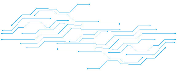 Naklejka premium Vector abstract circuit technology business background of pattern with a circuit.