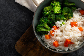 Healthy lifestyle. Dietetic menu. Vegan dishes.