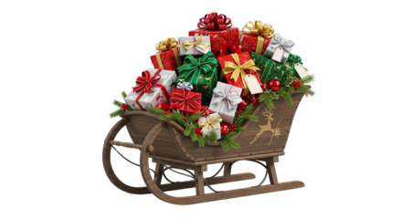 Old wooden wheelbarrow full of bright pink flowers is a lovely vintage garden decoration for spring and summer