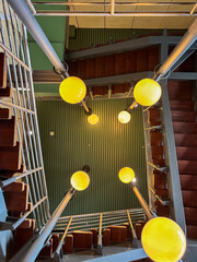 Staircase in the ICC Berlin, the International Congress Center Berlin, the capital of Germany, at the open day in September