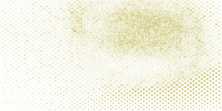 Abstract gold bubble pattern, a macro texture of yellow foam, resembling a sponge or beer with liquid drops