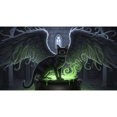 Abstract Colorful Wavy Lines Background