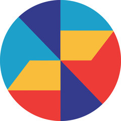 Abstract Geometric Circle Design