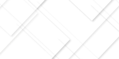 Abstract background with white and gray color technology modern background design . Geometric background with squares in bright light with soft shadows as pattern. Template for branding business .	
