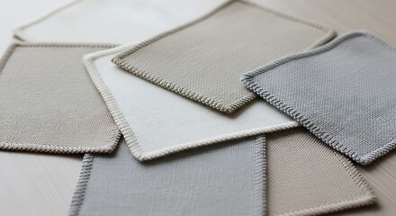 Elegant Linen Napkins in Neutral Tones for Table Setting Ideas