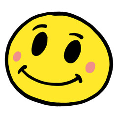 Cute Smiley Face Illustration