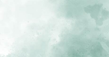 Abstract watercolor art background template. light blue and green watercolor backdrop empty space for text, banner, presentation or product display graphic design