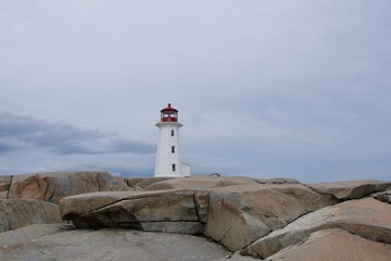 A light house on the Atlantic Ocean